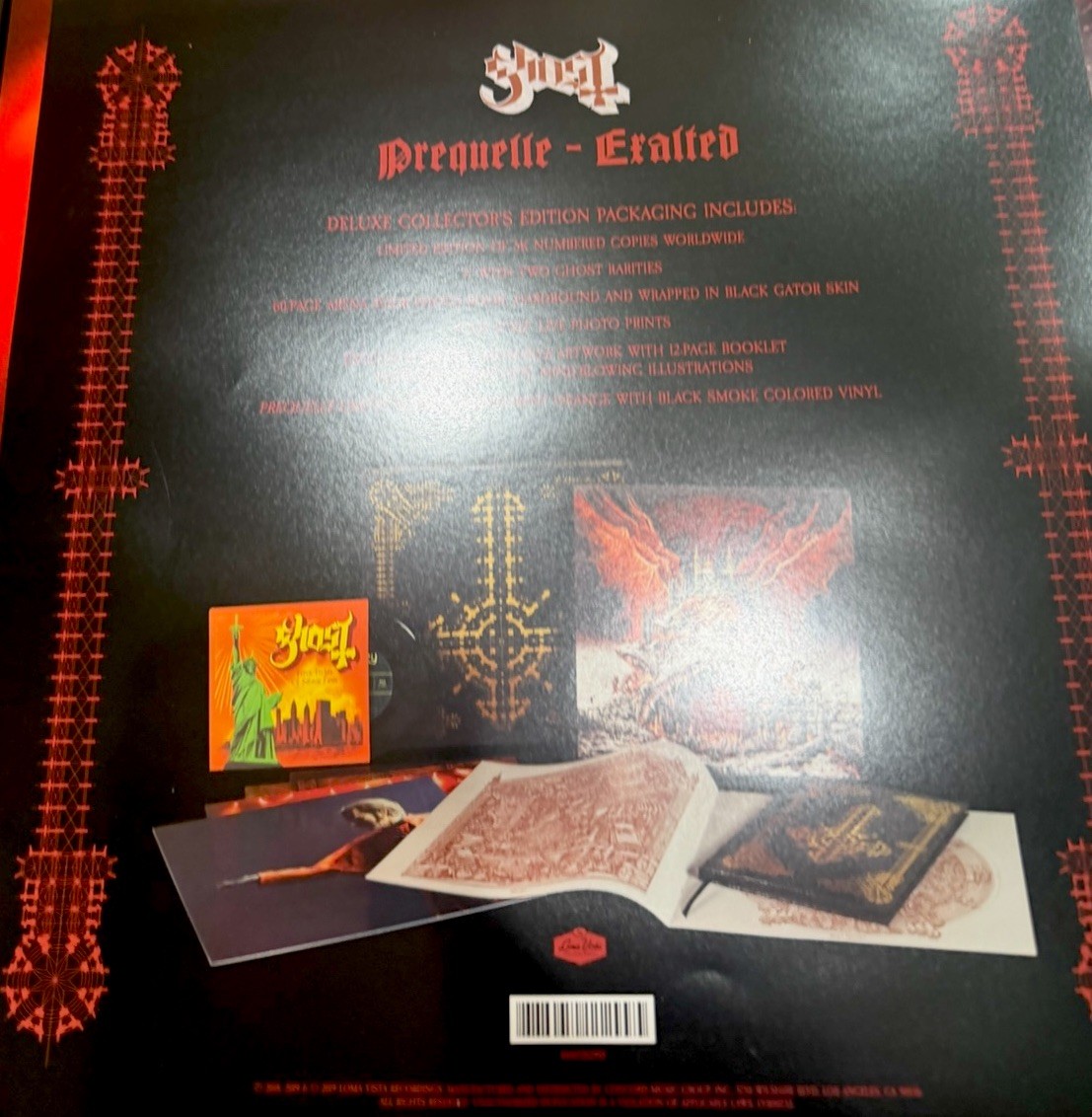 Ghost Prequelle Exalted Deluxe Collector’s Edition Vinyl Box Set #0373/ ...