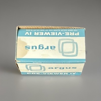 Vintage Argus Pre-Viewer II 35mm 127 Color Slide Viewer w/ Box & Paper Guide