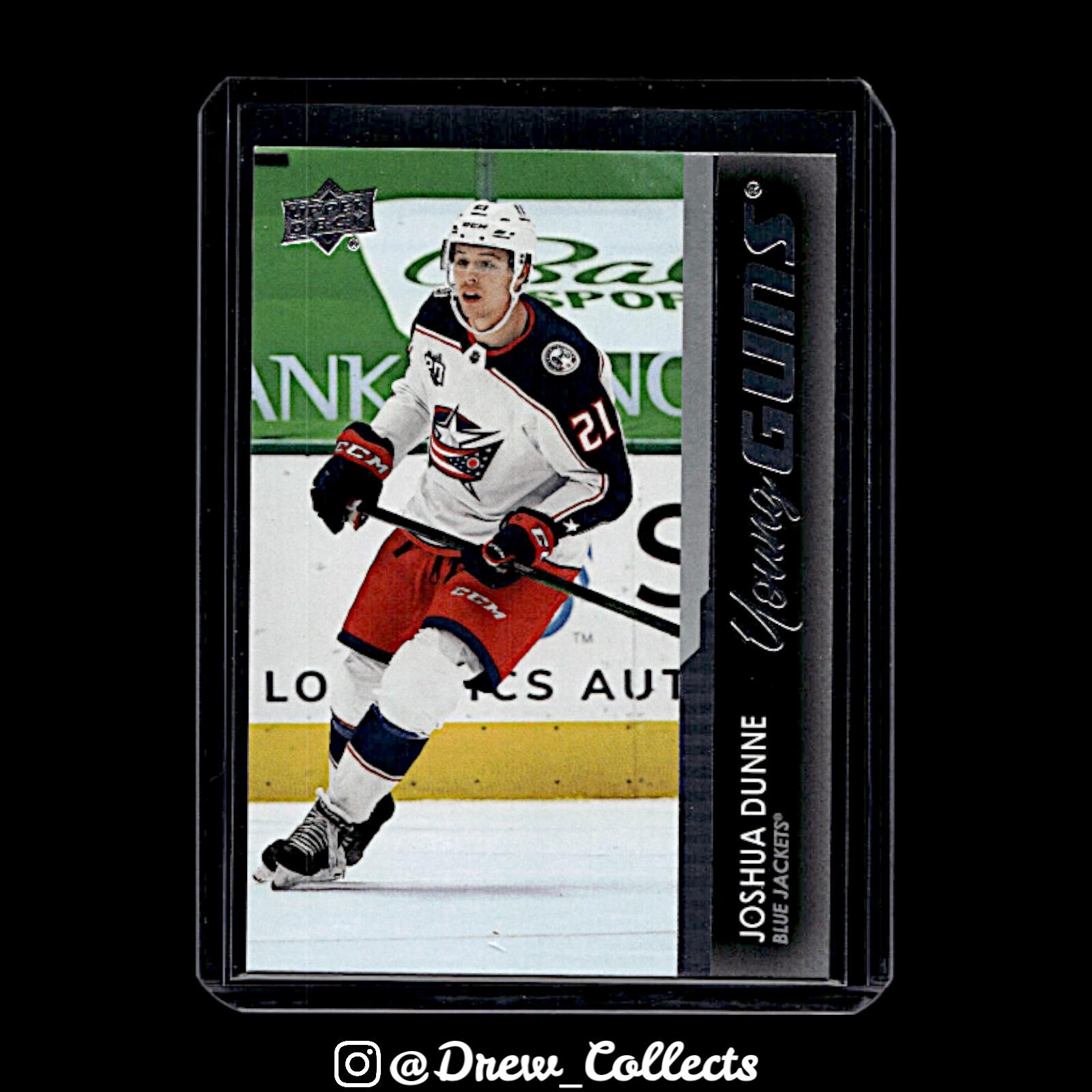 2021-22 Upper Deck #218 Joshua Dunne Columbus Blue Jackets Young Guns