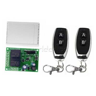 DC6-24V 433Mhz   2CH Universal Remote Control Switch For Rolling Door New #md