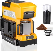 Cordless Coffee Maker for Dewalt 20V Battery,...