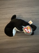Ty Beanie Babies Waves the Orca Whale Plush Toys - 4084