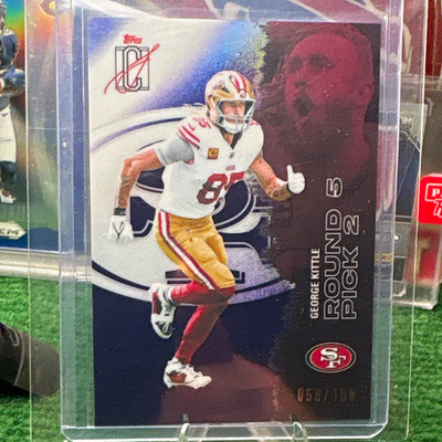Topps Signature Class George Kittle 49ers 2025 #53 Serial Numbered /100