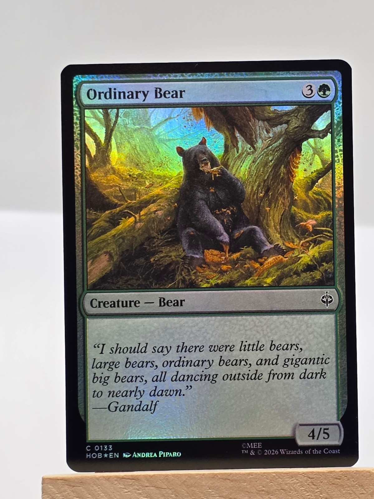 Ordinary Bear Foil C The Hobbit 133 NM
