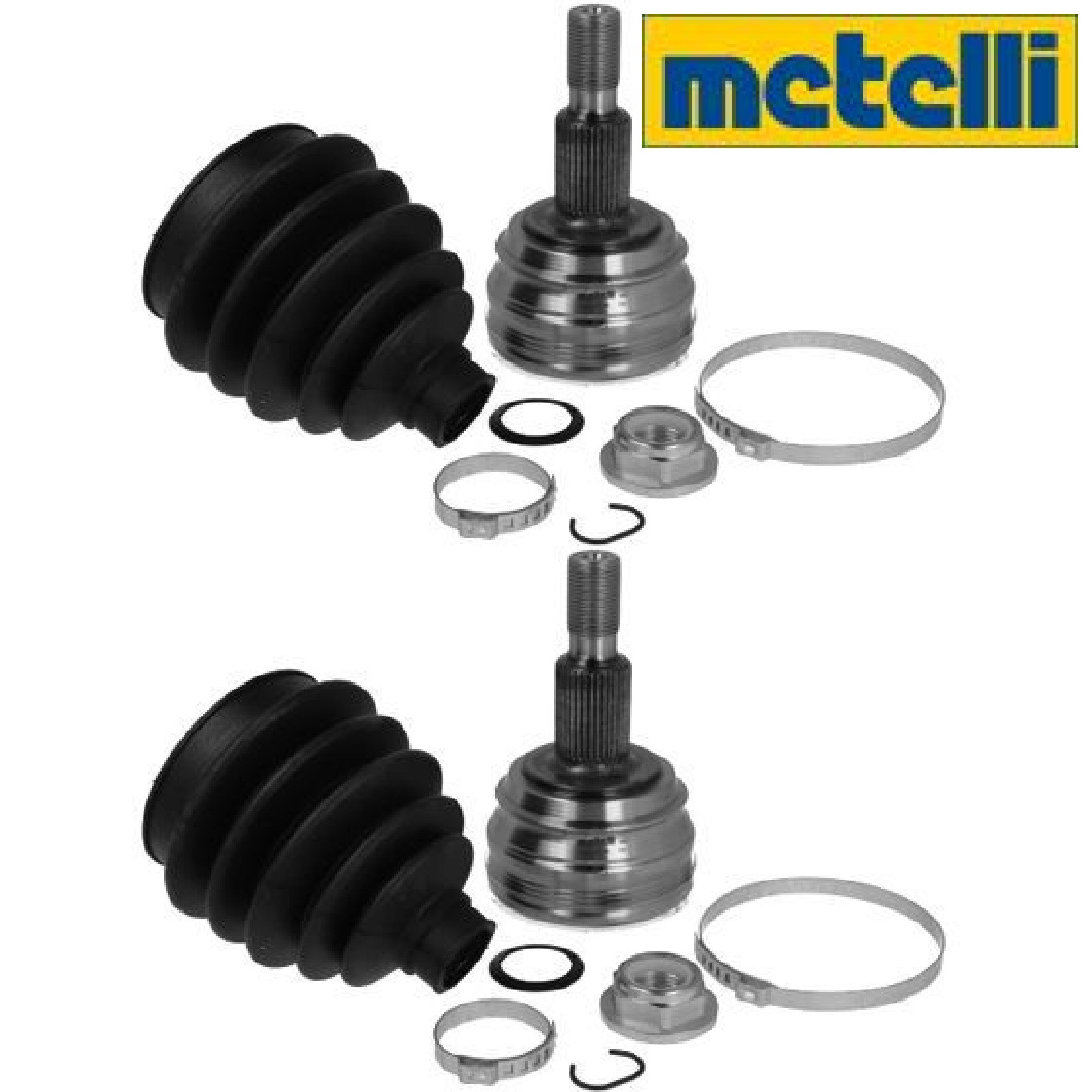 2x Gelenksatz für Antriebswelle metelli 15-1241 2 Gelenksätze