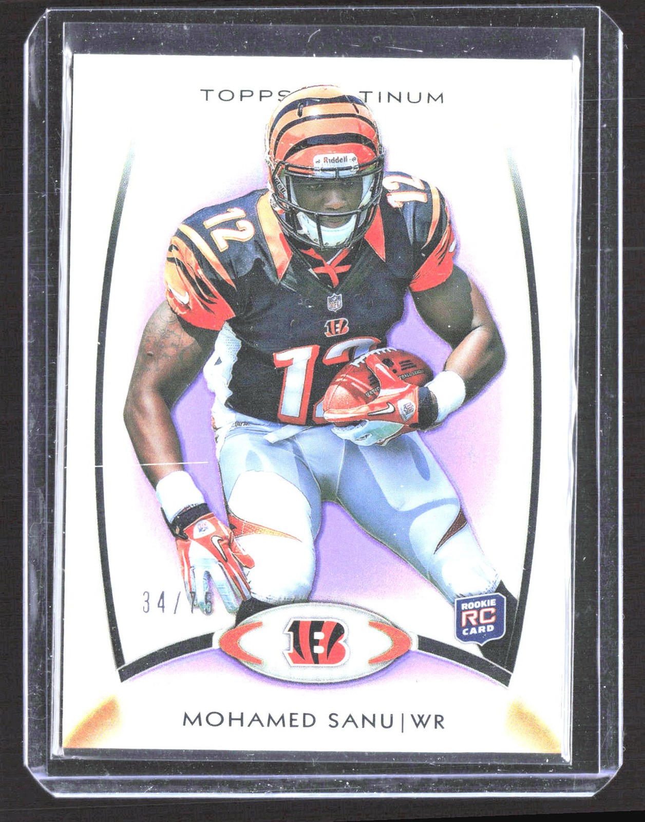 Mohamed Sanu Topps Platinum #121 Purple Refractor