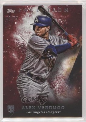 2018 Topps Inception Red 7/75 Alex Verdugo #36 Rookie RC s3g