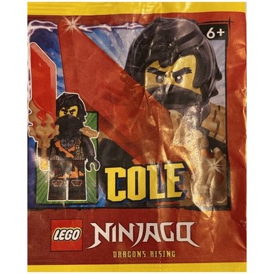 LEGO  Ninjago Cole with Trans-Orange Sword Paper Bag 892512 (SEALED)