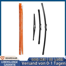 Scheibenwischer Heckwischer Set Passend für Opel Corsa E X15 Bj. 14-25 Schwarz