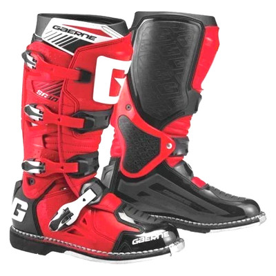GAERNE SG10 Riding Leather MX Offroad Boots Red Black - 2190-005-13 - US Size 13