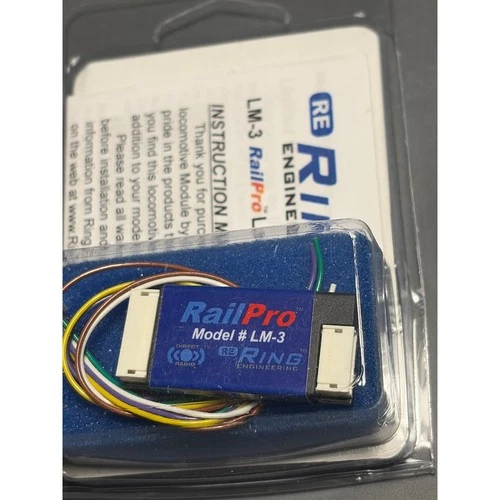RailPro Ring Engineering Model LM-3 Locomotive Module and wire
