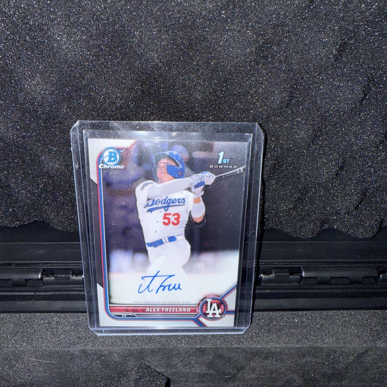 2022 Bowman Draft - Chrome Draft Pick Autographs Alex Freeland #CDA-AF (AU, RC)