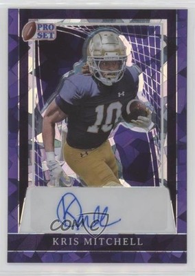 2024 Leaf Pro Set Metal Purple Crystals 2/7 Kris Mitchell #PA-KM3 Auto v7j