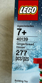 NISB Lego 40139 Gingerbread House GWP Retired Season 2015