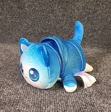 Aphmau MeeMeows Glitter Edition PIERCE Mystery 6” Plush Blue Cat Kitty