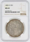 1883-O Morgan Dollar NGC MS63 New Orleans Minted Silver Dollar No Reserve