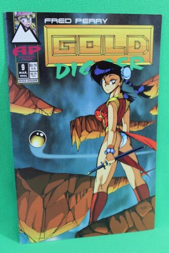 Gold Digger #9 Original 2nd Series 1994 Fred Perry Antarctic Press F/VF - Picture 1 of 3
