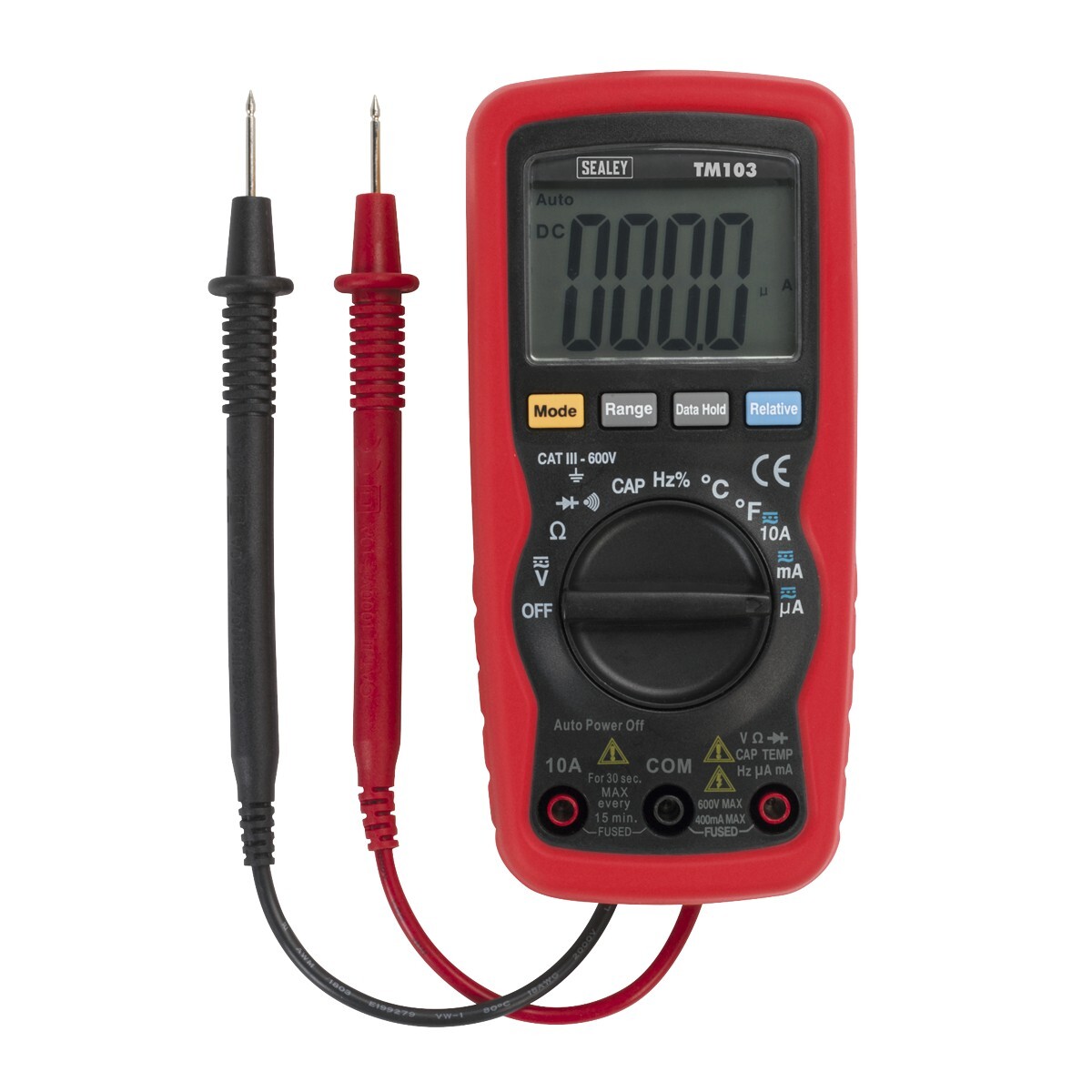 Sealey Professional Auto-Ranging Digital Multimeter - 11 Function Garage Work...