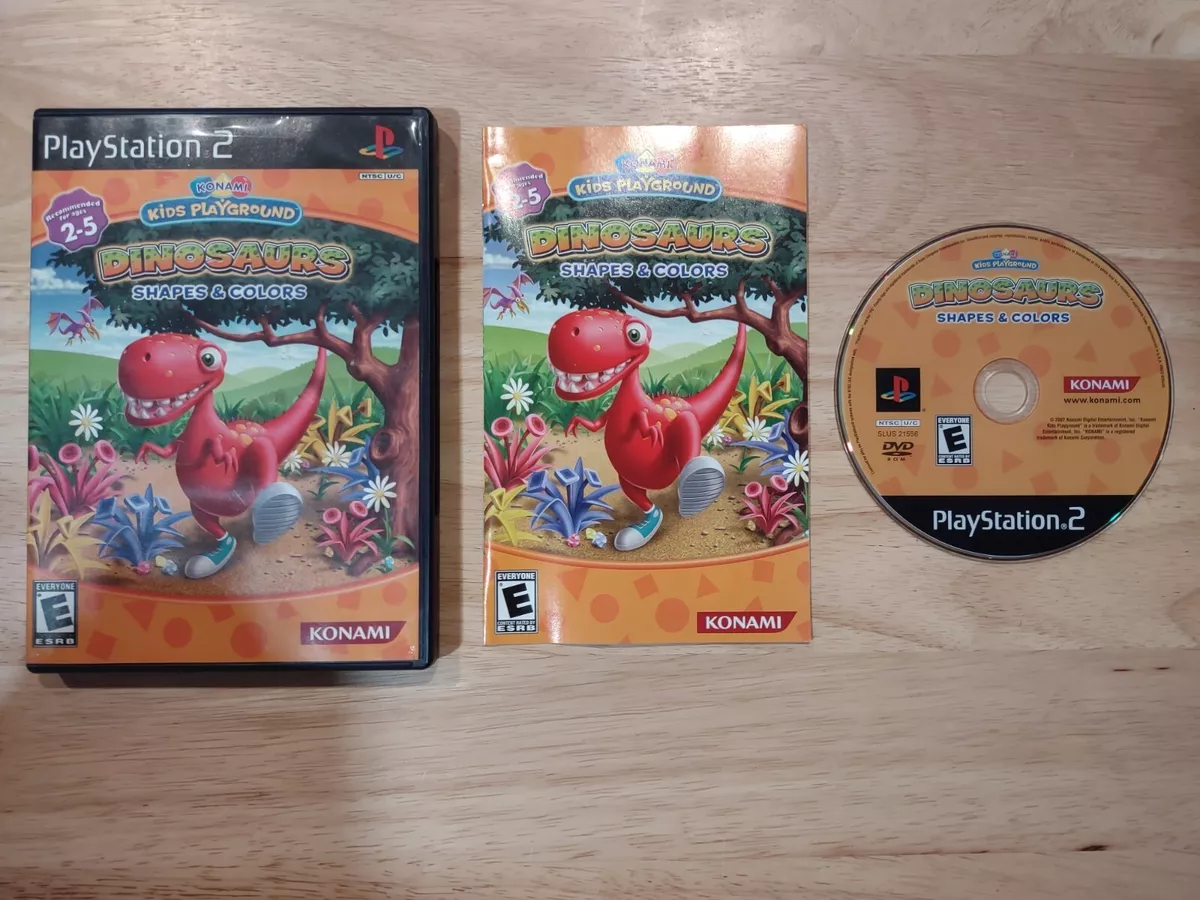  Konami Kids Playground: Dinosaurs, Shapes & Colors - PlayStation  2 : Artist Not Provided: Video Games