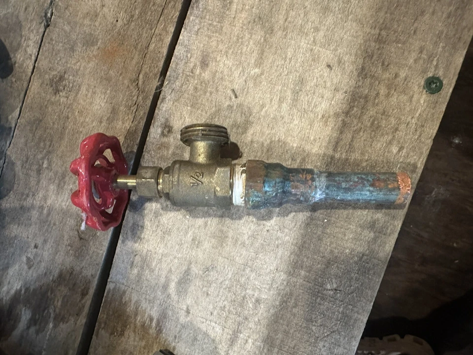 De colección RUSTY Válvula de Agua Manija de Grifo Steampunk Artesanía Fontanería Chatarra 122 Foto 4 de 4