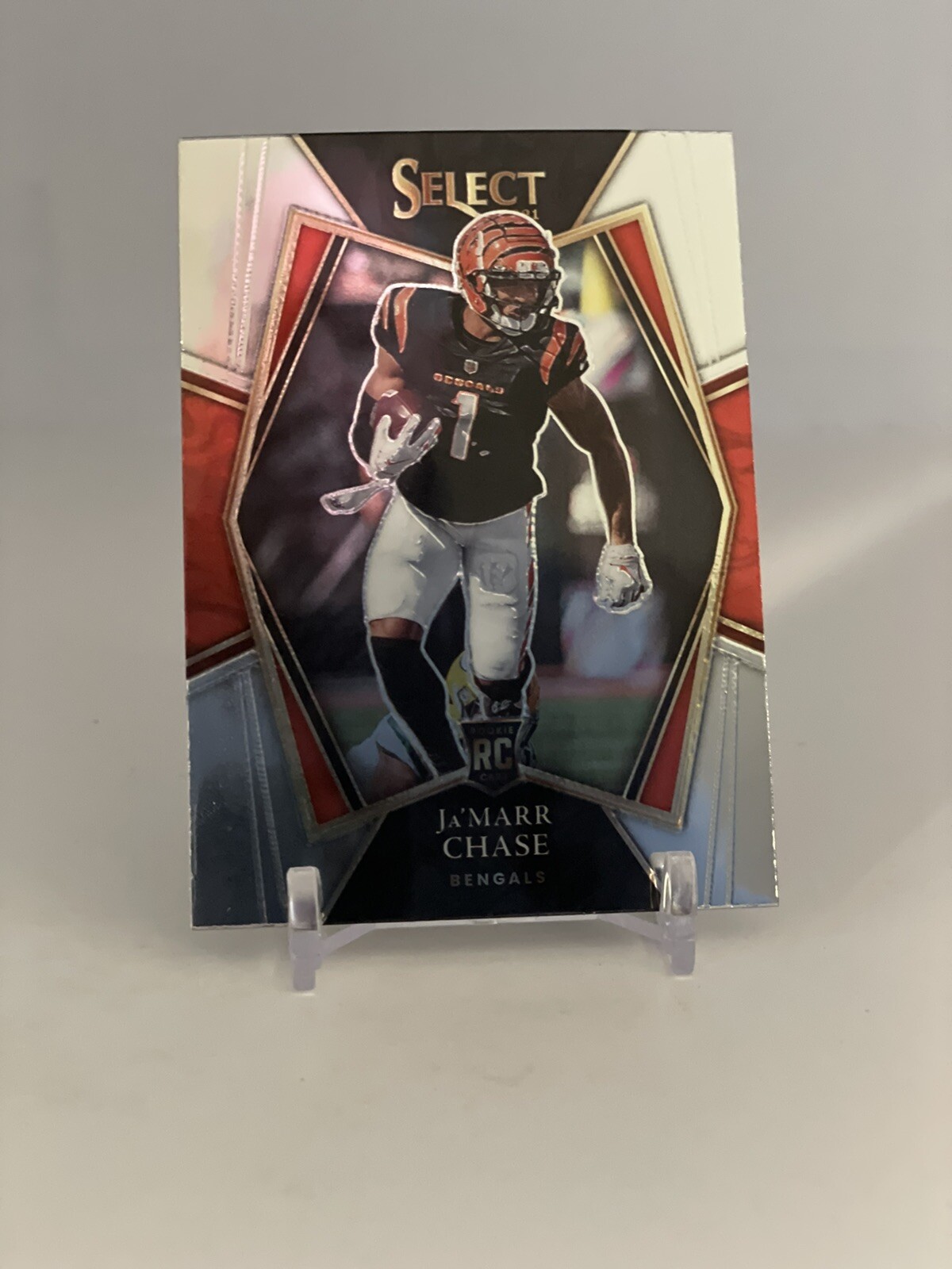 2021 Select Football Premier Level JA'MARR CHASE #147 Cincinnati Bengals RC