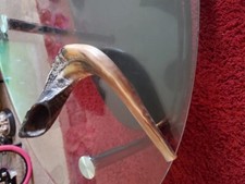 Ram Shofar 16"-18" de Israel com xale de ora  o Tallit do Rei Salom o 72"x22"