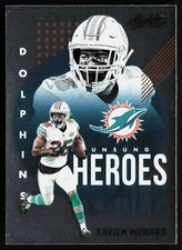 2021 Panini Absolute Unsung Heroes Xavien Howard #UH9 Miami Dolphins