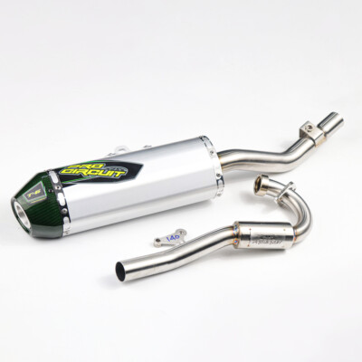 Carbon Green Racing Full System Exhaust Pipe Kit Pro KAWASAKI KLX140 KLX140L
