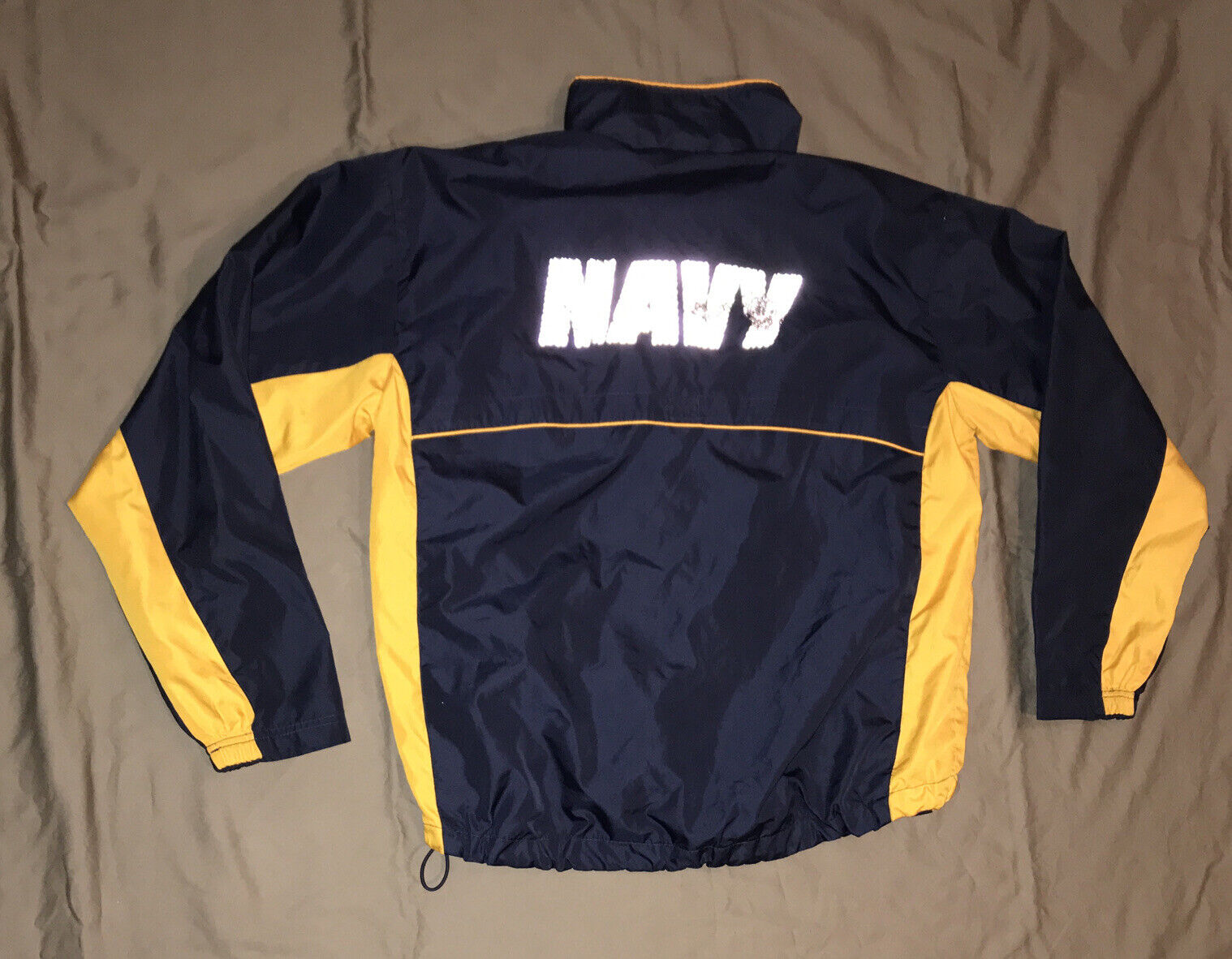 US Navy PT Jacket Size Medium Soffe Blue USN