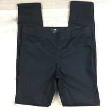 H&M Black Skinny Pull On Women's Jeans Size 6US L29.5 (DD20)