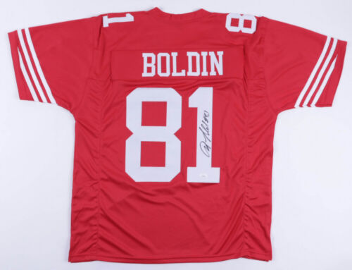 Anquan Boldin Signed San Francisco 49ers Jersey (JSA COA) All Pro Wide Receiver - Picture 1 of 5