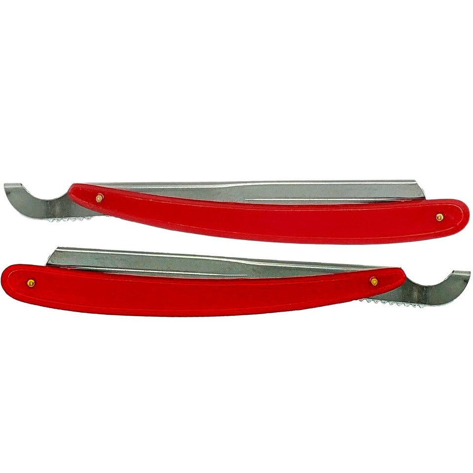 Red Shaving Razor Cut Throat Shavette Wet Shave Ali Biyikli Turkish ...