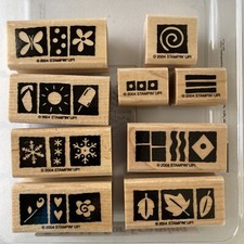 Stampin Up Suitable For Framing Rubber Stamp Set 9 Seasons