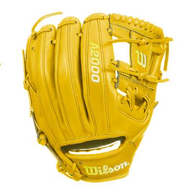 Wilson A2000 1786 Infield Baseball Glove Yellow Right