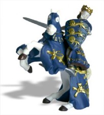 NEW PAPO 39329 King Richard & 39339 Rearing Horse Blue