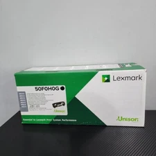 Lexmark 50F0H0G High Yield black toner cartridge
