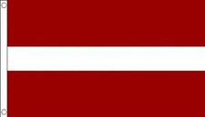 Latvia flag 5ft x 3ft polyester with eyelets