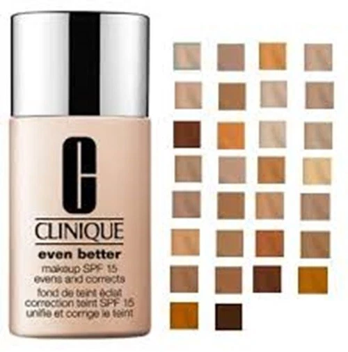 Clinique Even Better makeup SPF 15 Foundation 30ml - Various Shades - Boxed