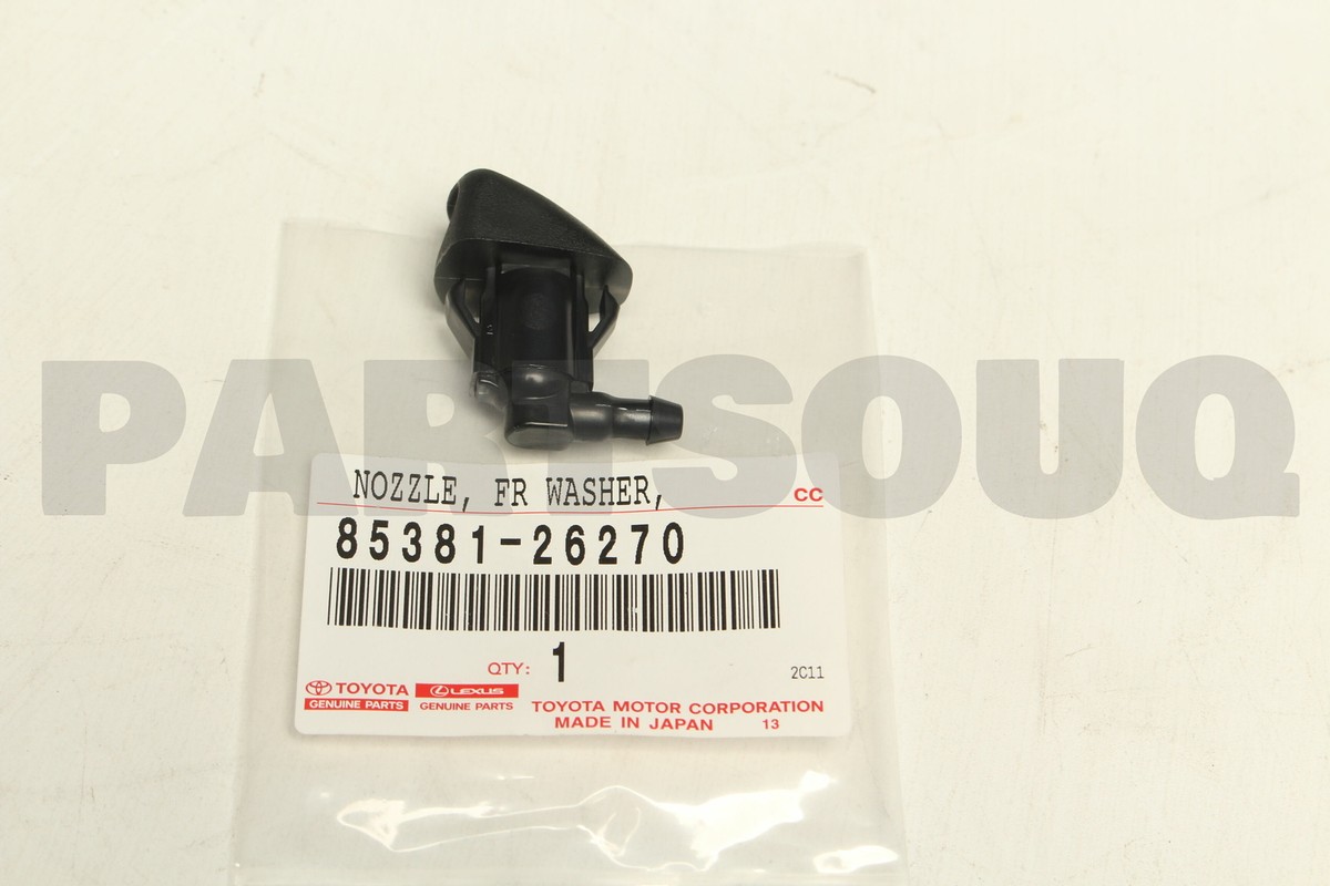 8538126270 Genuine Toyota NOZZLE SUB-ASSY, WASHER 85381
