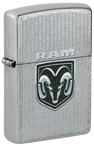 Zippo Dodge RAM logo Street Chrome Color Image 46227