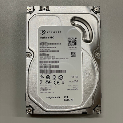 Seagate Barracuda 2TB 3.5'' SATA HDD 6Gbps 7200 RPM 64MB Hard Drive ST2000DM001