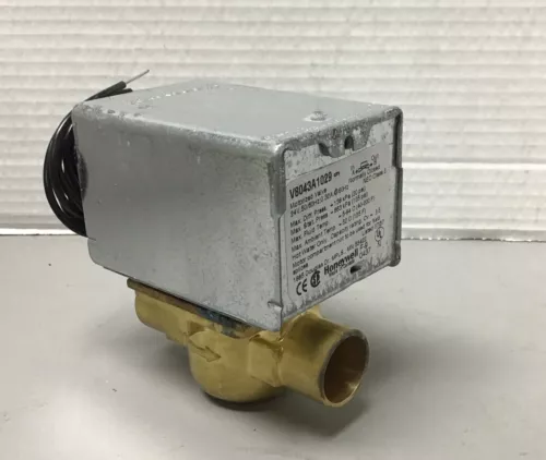 Honeywell Motorized Sweat Zone Valve V8043A1029, 3/4", 18" Leads (B155)