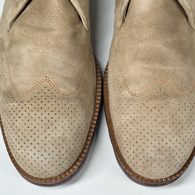 Donald J Pliner Boots Men’s Size 10 M Suede Wingtip Ankle Chukka Tan Ermes-Ma Donald J Pliner Boots Men main image 2