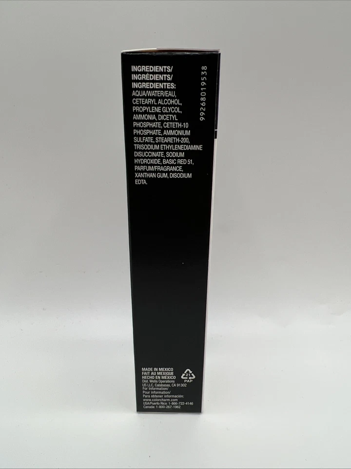 Wella ColorCharm Vivid Darks 永久发色 Muy 品红 1 包 — 第 4/4 张图片