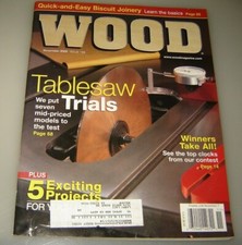Wood Magazine November 2000 Issue 128 Woodworking Crafts Projects Home  Pattern
