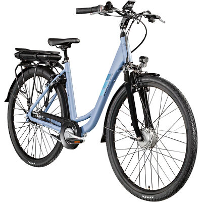 Zündapp Z502 E Bike 28'' Damen Elektrofahrrad E City Bike Pedelec dusty blue 50cm