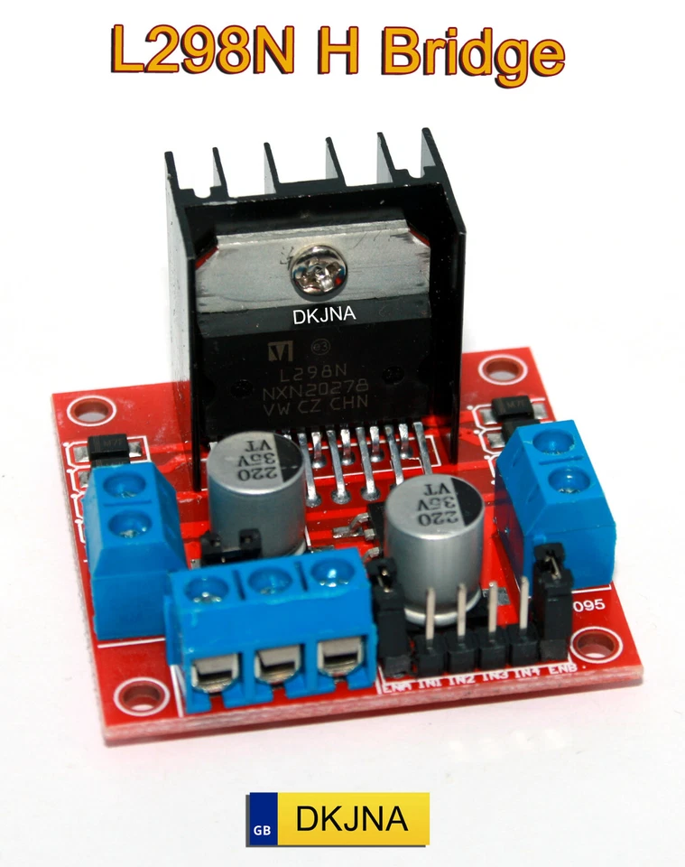 L298N Dual H Bridge DC Stepper Motor Driver Controller Board for Arduino ESP32 - Image 4 of 4