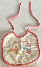 Vintage Smurfs Papa Smurf 1981 Peyo Baby Bib