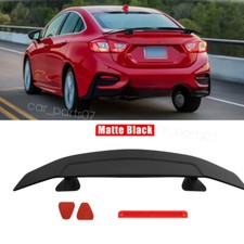 For Chevrolet Cruze Sedan 46 Matte Black Rear Trunk Spoiler Lip Tail Lip Wing For Chevrolet Cruze Sedan 46 Matte Black Rear Trunk Spoiler Lip Tail Lip Wing