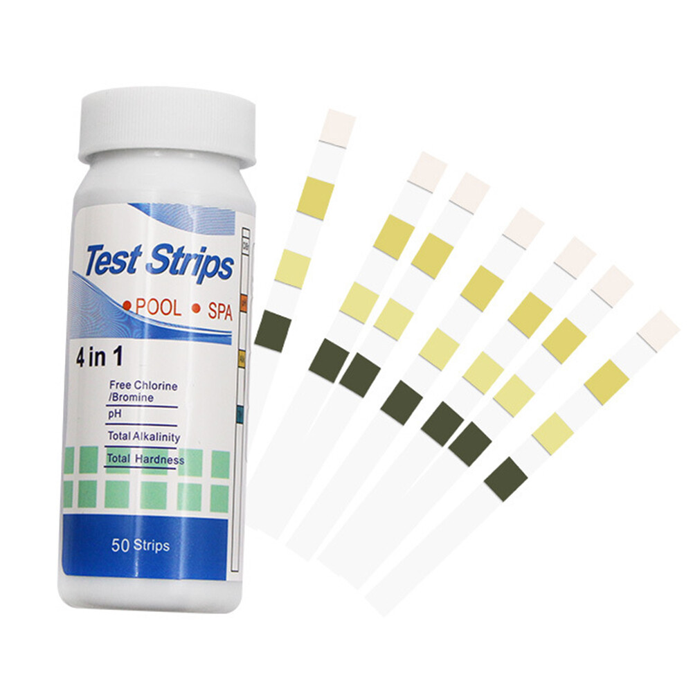 it 4 in 1 Swimming Pool Test Paper Residual Chlorine A Bottle PH Test